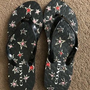 Coach flip flops